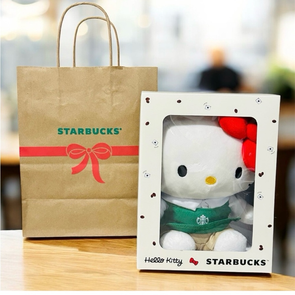 2025 Starbucks Hello Kitty Collectible Special LIMITED EDITION plush